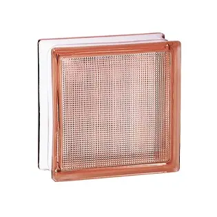 brique de verre Java rose