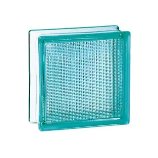 brique de verre Java turquoise
