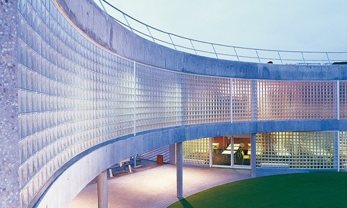 brique de verre coupe-feu racing club de strasbourg