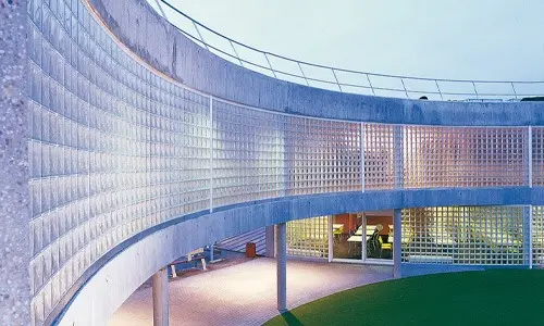 brique de verre coupe-feu racing club de strasbourg