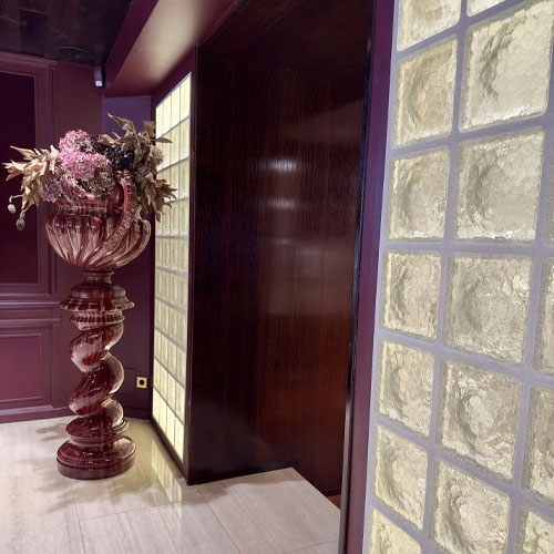 brique de verre le corbusier paroi