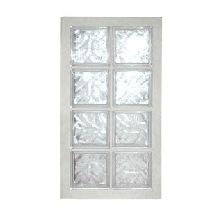 grand panneau briques de verre sur mesure